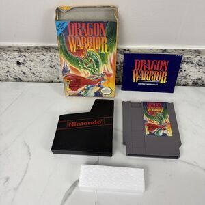 Dragon Warrior (Nintendo NES, 1989) w/ Box and Manual